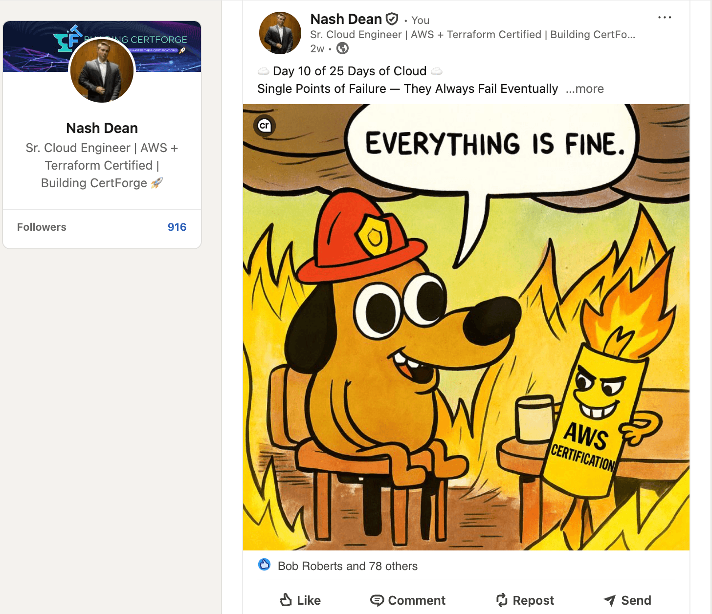 LinkedIn Post Screenshot