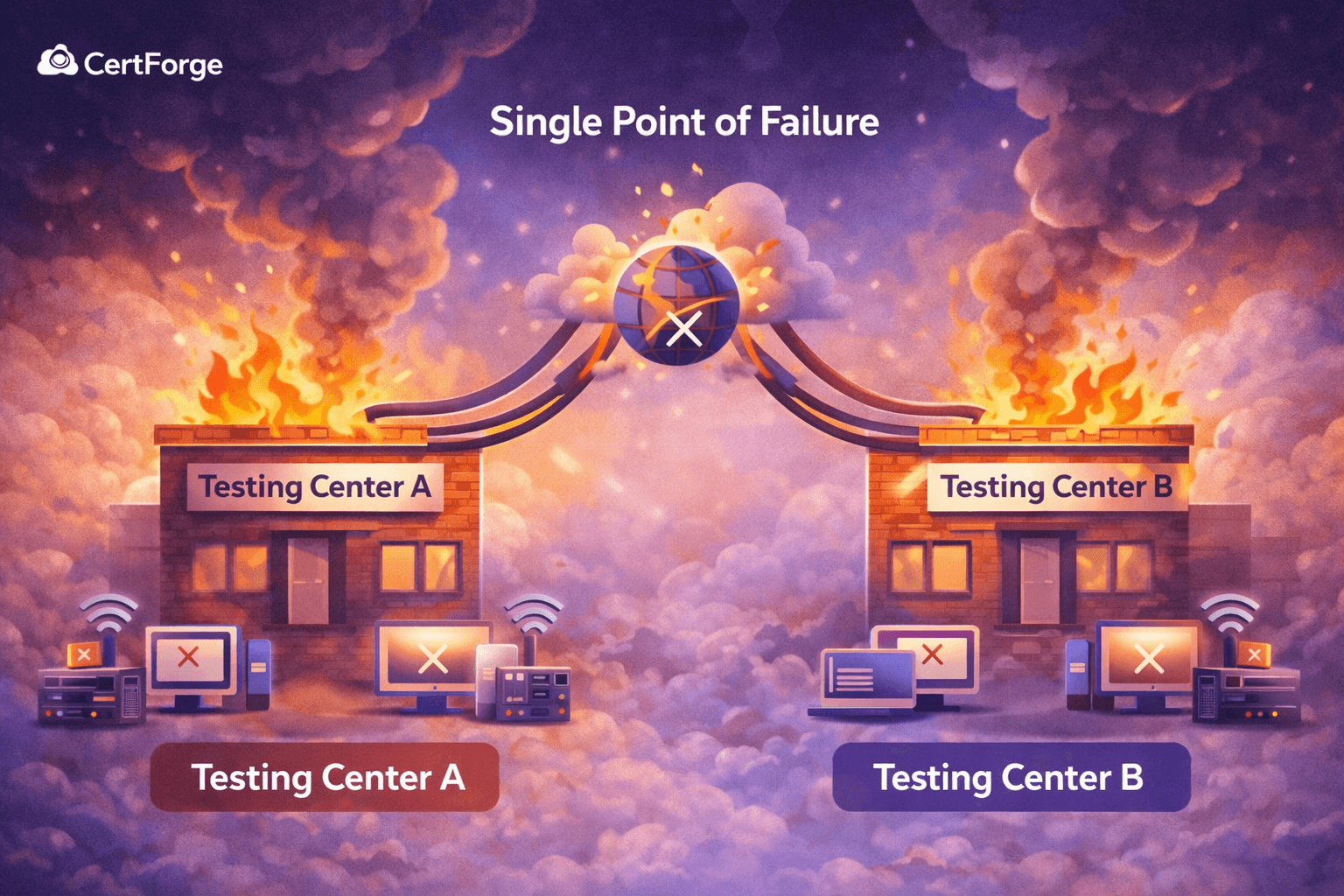 Single Point of Failure - Testing Centers