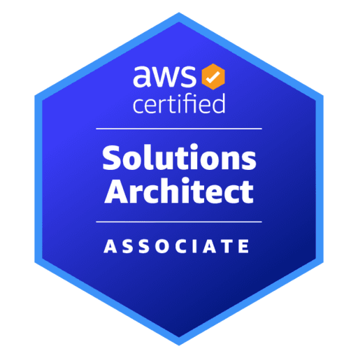 AWS Certified Solutions Architect - Associate certification logo