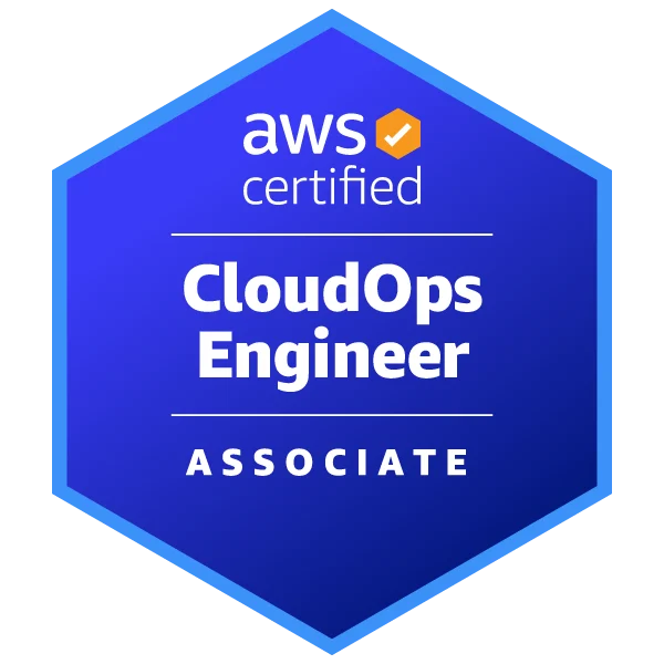 AWS Certified CloudOps Engineer - Associate certification logo
