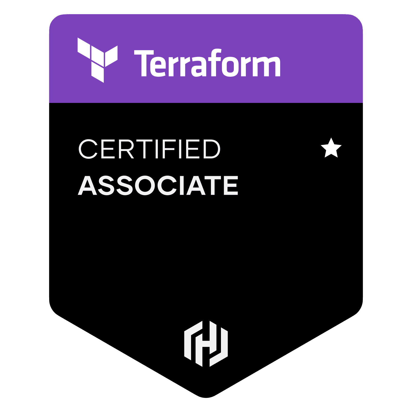 HashiCorp Certified: Terraform Associate (004) certification logo